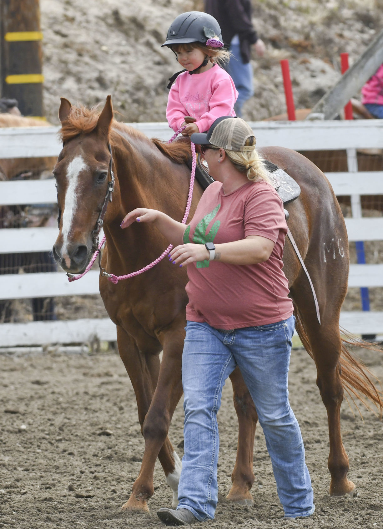 Brittney and Gentry Gamble with "Big John"